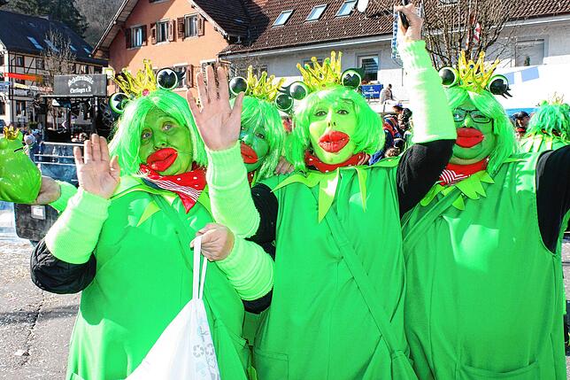 Bild 3: Gute Laune beim Fastnachtsumzug 2025