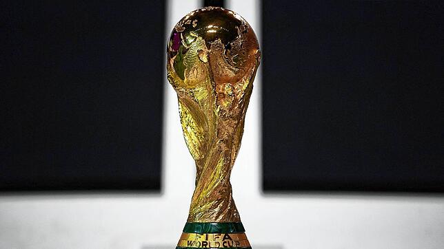 Das Objekt der Begierde: Der Fifa-WM-Pokal.