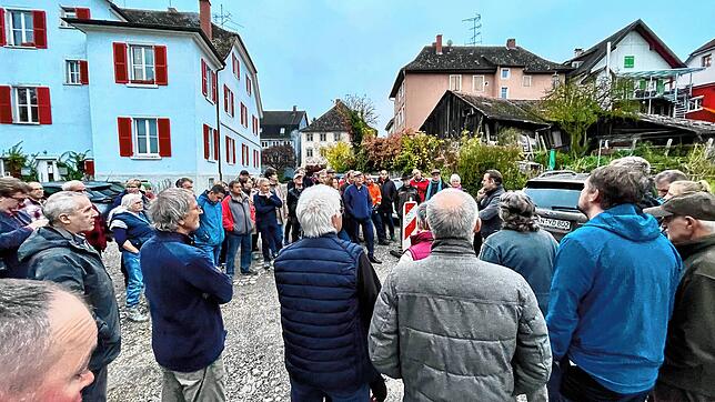 Groß war das Interesse der Randegger beim kürzlich stattgefundenen Dorfgespräch hinterm alten Rathaus (Archivbild). Hier will ...