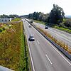 Der Blick von der Kindlebild-Brücke. Hier haben Autos und Lastwagen auf der B33 freie Fahrt. Bis vor ein paar Jahren gab es regelmäßig ...