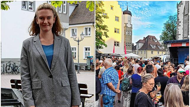 Die Geschäftsführerin der Tourismus- und Stadtmarketing Radolfzell GmbH, Regina Brüsewitz (links) zieht eine positive Bilanz zur ...