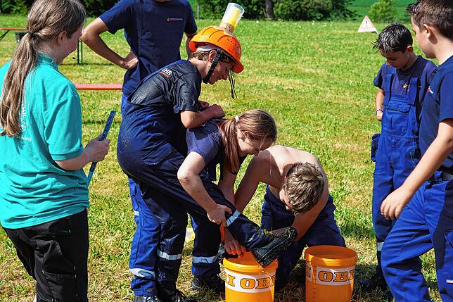 Bild 16: Bombenwetter und geniale Fernseicht beim HeRiGöSt Jugendfeuerwehr-Turnier