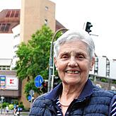 Ingrid Fichtner gehörte zu den Anwohnern, die das Seerheincenter freudig begrüßten.