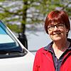 Claudia Hergarten, Betriebsleiterin des Campingplatzes Schloss Kirchberg in Immenstaad, freut sich über ankommende Gäste. Doch nicht ...