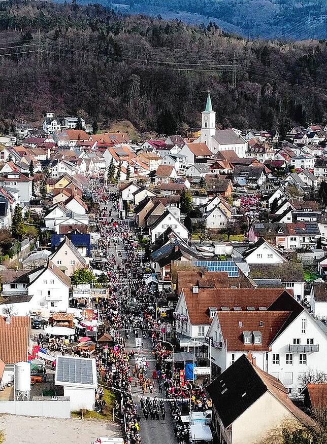 Bild 30: Narren feiern ausgelassen &ndash; Bilder vom Umzug (Teil 2)