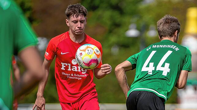 Pech: Yannik Diego Stauch &ndash; hier ein Archivbild &ndash; traf für den FC Tiengen 08 bei der 1:2-Niederlage beim SV Weil nur den ...