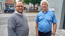 Jung und Alt, oder besser: Jünger und älter: Matthias Schopf (links) und Lothar Groß kandidieren auf der SPD-Liste für den Gemeinderat.