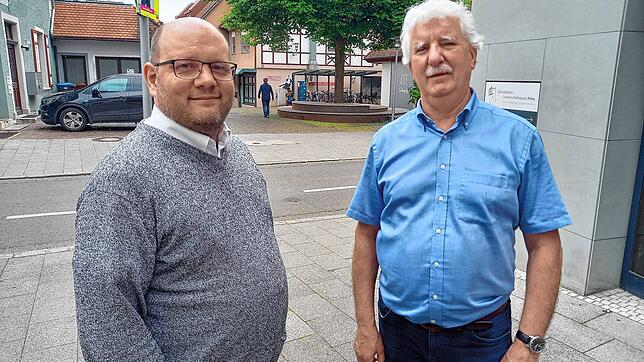Jung und Alt, oder besser: Jünger und älter: Matthias Schopf (links) und Lothar Groß kandidieren auf der SPD-Liste für den Gemeinderat.