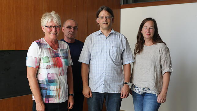Sie kümmern sich um Integration in Radolfzell: (von links) Bärbel Wagner koordiniert für die Diakonischen Werke, die Integrationsmanager ...