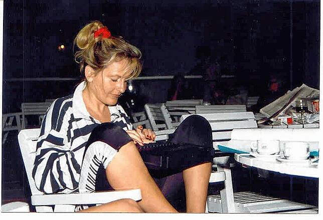 Gaby Hauptmann 1989.