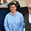 Abschied vom Ehrenamt: Der scheidende Bezirksvorsitzende Uwe Sütterlin (links) verabschiedete die langjährig im Bezirksfußballausschuss ...