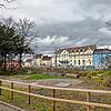Auf dieses Grundstück neben den Gleisen, auf dem momentan noch ein Radparcour für Kinder zu finden ist, soll auf lange Sicht eine neue ...
