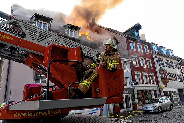 Bild 17: Der Großbrand in Villingen in Bildern: So schlimm wütete das Feuer in der Innenstadt