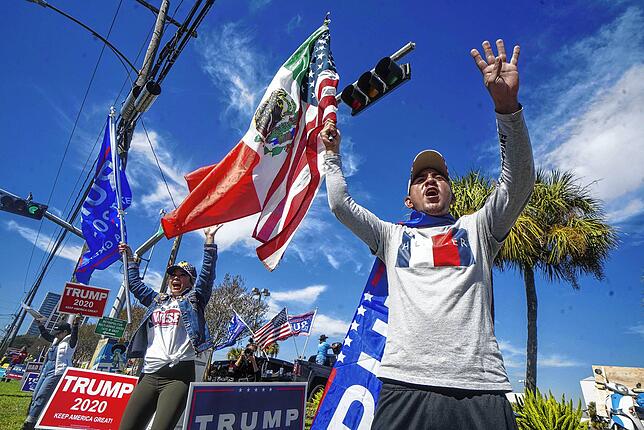 Trump-Anhänger in Houston, Texas