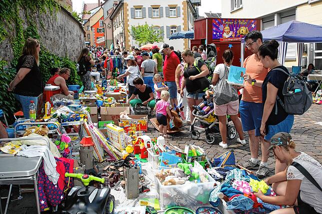 Das letzte Mal fand das Altstadtfest im Jahr 2019 statt. Unser Bild zeigt den Flohmarkt beim Engener Altstadtfest.