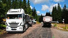 Die Baustelle im Schwarzenbachtal diesen Sommer auf Höhe der Schwarzen Säge. Nächstes Jahr soll der zweite Abschnitt saniert werden.