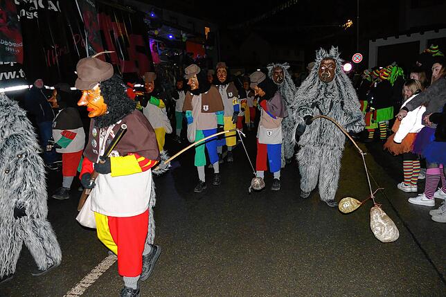 Bild 16: Riedböhringen ist ab sofort in Narrenhand. Nachtumzug eröffnet dreitägiges Narrentreffen.