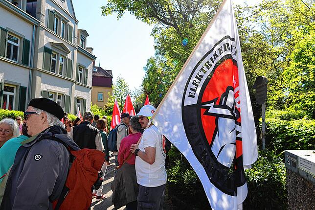 Bild 17: Gemeinsamer Protest am 1. Mai: So gingen Konstanzer und Kreuzlinger auf die Straße