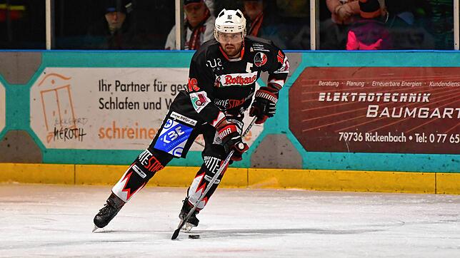 Matchwinner: Klaus Bächle – hier ein Archivbild – traf kurz vor Spielende doppelt für den EHC Herrischried und sicherte damit den ...