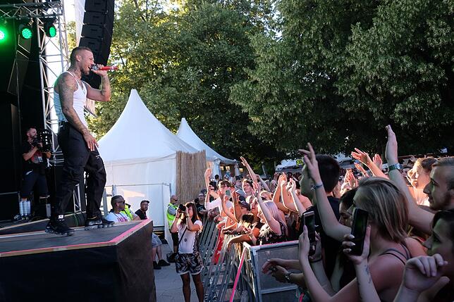Bild 3: Bilder vom Konzert: Kontra K auf dem Hohentwielfestival
