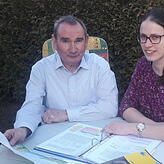 Der Weiße Ring setzt auf Prävention gegen Kindesmissbrauch: Siegfried Elis, Leiter der Außenstelle, im Gespräch mit Sarah Meusburger, ...