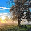 Sonnenstrahlen in Heiligenberg. Das ist bedingt möglich, an Allerheiligen sogar schon ab dem späten Vormittag.