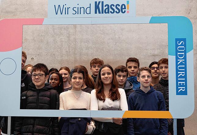 Bild 6: Alle Selfierahmen-Bilder der SÜDKURIER „Klasse!“-Veranstaltung in Singen