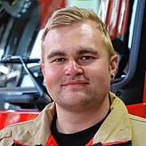 Tim Hoffmann von der Freiwilligen Feuerwehr: „Das Beste ist, wenn wir keine Einsätze haben. Denn dann ist niemand in Gefahr.“