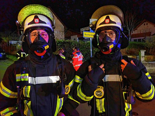 Bild 10: Großeinsatz beim Brand in Dettighofen – das sind Bilder