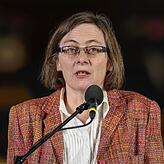 Daniela Strigl bei der Verleihung des Leipziger Buchpreises 2022.