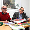 Litzelstettens Ortsvorsteher Wolfgang Gensle (rechts) und Ortsverwaltungsleiter Klaus Frommer haben auch im Jahr 2019 alle Hände voll zu ...