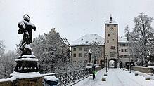 So sah es am 12. Januar 2021 in Waldshut aus. 1995 gab es ein regelrechtes Schneechaos.