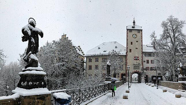 So sah es am 12. Januar 2021 in Waldshut aus. 1995 gab es ein regelrechtes Schneechaos.