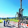 In einigen Jahren soll hier eine Autobahnbrücke entlang führen. Doch zuerst stehen Bodenüberprüfungen an, um festzustellen, wie viel ...