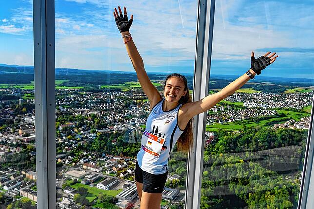 Bild 9: Atemberaubende Höchstleistungen beim Towerrun 2025
