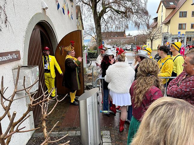 Bild 1: Immenstaad: So feierte das Prinzenpaar seine närrische Hochzeit am Schmotzigen Dunschtig