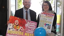 Markus Wesner und Nikola Kögel von der Aktionsgemeinschaft Tiengen freuen sich auf den Startschuss zur Horrige Mess.