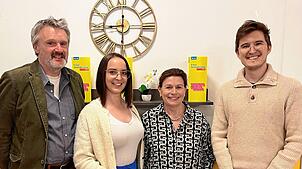 Sie stehen an der Spitze der Singener FDP (von links): Ingomar Kohl-Quabeck, Carina Müller, Kirsten Brößke und Nico Klemann, Dunja Rauer ...