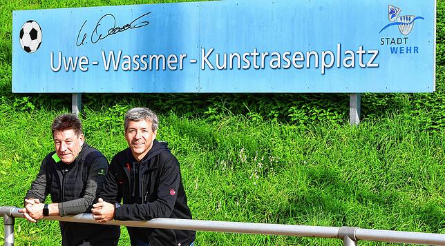 Stehen im Wort: Thomas Kaiser (links) und Matthias Kaiser vom FC Wehr betonen, dass sich der Bezirksligist wie schon beim ersten ...