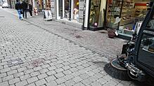 Der Messerangriff in der Konstanzer Altstadt hat deutliche Spuren hinterlassen, die am Montag, 3. Februar, beseitigt wurden.