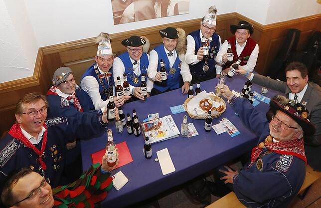 Bild 18: Bilder der Fastnachtsbier-Verkostung der Fürstenberg-Brauerei 2020
