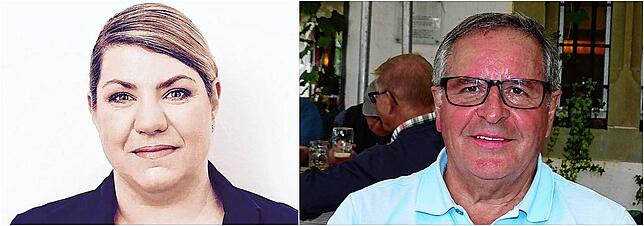 Kirsten Drössel und Hubert Allweier