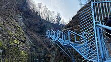 Die neue Steganlage gewährt ganz neue Einblicke in die Marienschlucht.