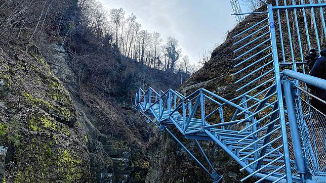 Die neue Steganlage gewährt ganz neue Einblicke in die Marienschlucht.