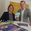 Lucie Fieber, Geschäftsführerin Markdorf Marketing, und Jens Neumann, Mitveranstalter der Markdorf Open Airs, laden ukrainische ...