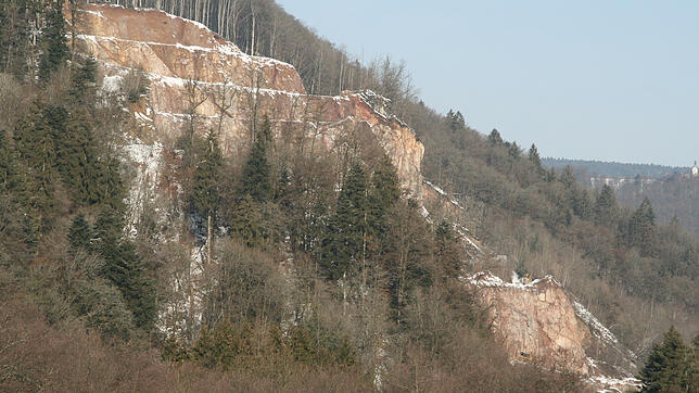 Der neue Planentwurf des Regionalverbandes Hochrhein-Bodensee sieht eine Erweiterung des Steinbruchs in Tiefenstein für eine mögliche ...