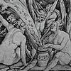 Hexensabbat – mit dem Werk von Hans Baldung Grien (1484 bis 1545), hier ein Ausschnitt, illustrierte Johannes Dillinger seinen Vortrag ...