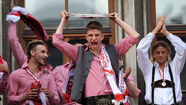 Thomas Müller feierte dauerhaft Titel mit dem FC Bayern.