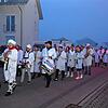 Auch in Oberlauchringen wurden die Einwohner zu früher Morgenstunde von der Narrenmusik der Räbenheim aufgeweckt.