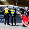 Bundespolizisten an der Grenze zur Schweiz in Konstanz, hier ein Archivbild. Trotz Ankündigung war am Mittwoch und Donnerstag bisher ...